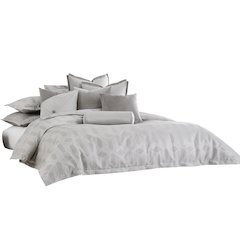 Nouveau 10-Piece King Duvet Set - Dove