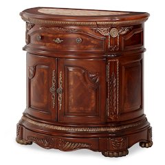 Cortina Bedside Chest - Honey Walnut