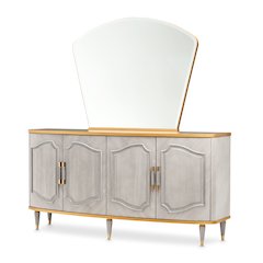 St. Charles Sideboard & Mirror - Dove Gray