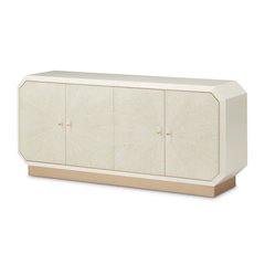 La Rachelle Sideboard with Mirror - Medium Champagne