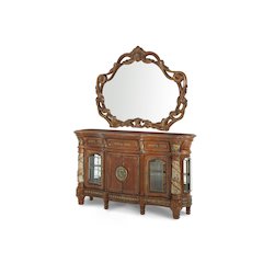 Villa Valencia Sideboard with Mirror - Classic Chestnut