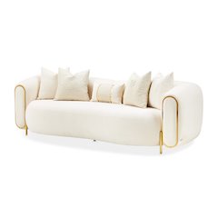Sassani Sofa - Crepe/Gold