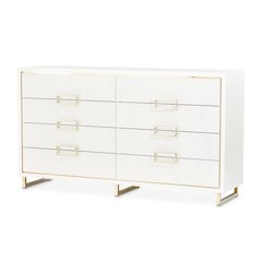 Palm Gate Dresser - Cloud White