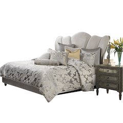 Assisi 10-Piece King Comforter Set - Platinum