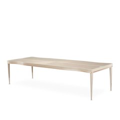 Malibu Crest Rectangular Dining Table - Blush