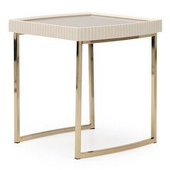 Lisbon Side Table - Silken Matte Cream
