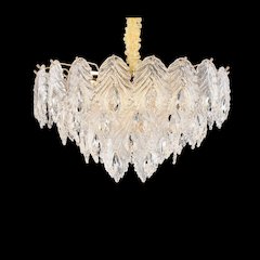 Orlisse 9-Light Acrylic Chandelier - Gold