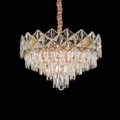 Regalia 13-Light Crystal Chandelier - Gold