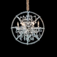 Pena 6-Light Traditional Crystal Chandelier - Clear