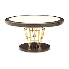 Belmont Place 60" Round Dining Table - Espresso