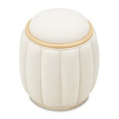 Camellia Field Round Bench - Caramel