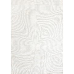 Holly Light Cream Swirl Soft Textured Area Rug, 7'10" x 10'6"
