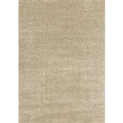 Palmer Soft Beige Neutral Shag Rug, 6'7" x 9'6"