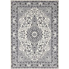 Functional Style Grey Traditional Area Rug, 4'7" x 6'7"