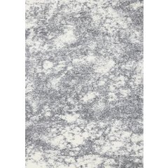 Ferris White Grey Clouds Area Rug, 5'3" x 7'7"