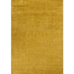 Palmer Soft Yellow Shag Rug, 3'11" x 5'11"