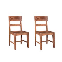 Oren Solid Wood Dining Chairs (Set of 2)