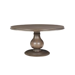 Adrien Solid Wood Round Pedestal Dining Table