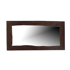 Linden Live Edge Solid Wood Accent Mirror
