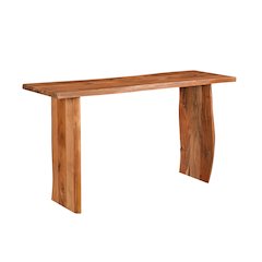 Oren Live Edge Solid Wood Console Table