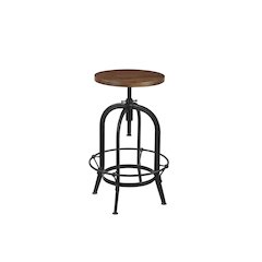 Elyria Adjustable Height Solid Wood Stool