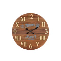 Sylvia Solid Wood Wall Clock
