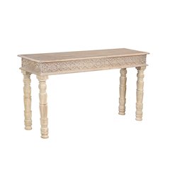 Eldris Carved Solid Wood Console Table