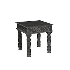 Eldris Carved Solid Wood End Table