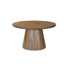 Renith 54" Round Solid Wood Dining Table