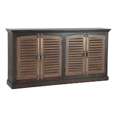 Lennox 4-door Shutter Solid Wood Sideboard
