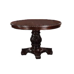 Rubberr Wooden Dining Table in Brown