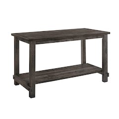 Rectangle Counter Height Table in Weathered Gray
