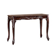 Wooden Sofa Table in Dark Cherry Finish