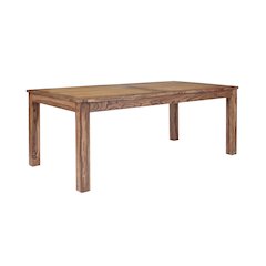 Porter Designs Urban Solid Sheesham Wood Double Leaf Dining Table, Brown