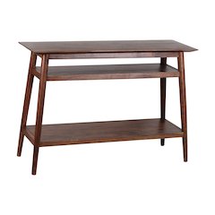 Porter Designs Portola Solid Acacia Wood Console Table, Brown