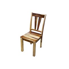 Porter Designs Kalispell Solid Sheesham Wood Dining Chair, Natural (Set of 2)