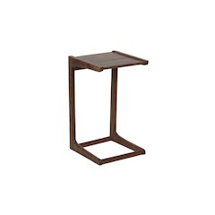 Porter Designs Portola Solid Acacia Wood End Table, Brown (Set of 2)