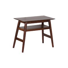 Porter Designs Portola Solid Acacia Wood End Table, Brown