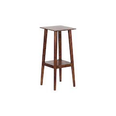 Porter Designs Portola Solid Acacia Wood End Table, Brown