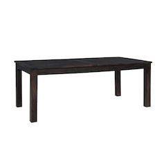 Urban Solid Sheesham Wood Extendable Dining Table, Gray