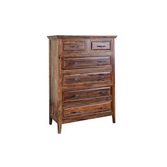 Porter Designs Sonora Solid Sheesham Wood Chest, Brown