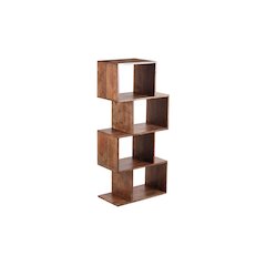 Porter Designs Portola Solid Acacia Wood Bookcase, Brown