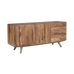 Porter Designs Fusion Solid Sheesham Wood Sideboard, Light Brown