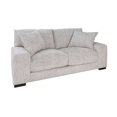 Porter Designs Big Chill Soft Microfiber Loveseat, Cream