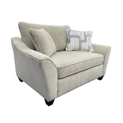 Columbia Microfiber Chair, Cream