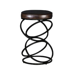 Porter Designs Polaris Leather 24" Bar Stool, Brown