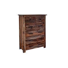 Porter Designs Kalispell Solid Sheesham Wood Chest, Brown