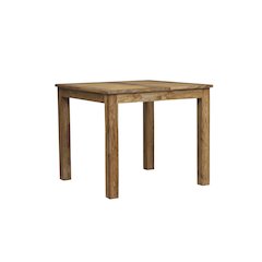 Urban Solid Sheesham Wood 42" - 60" Butterfly Extension Counter Table, Natural