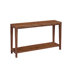 Porter Designs Fall River Solid Sheesham Wood Console Table, Natural