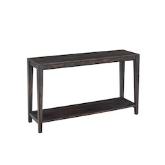 Porter Designs Fall River Solid Sheesham Wood Console Table, Gray